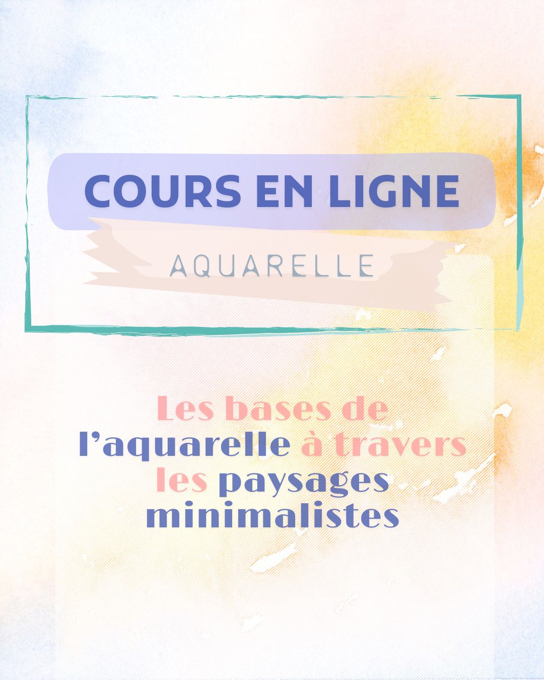Online course - Watercolour basics