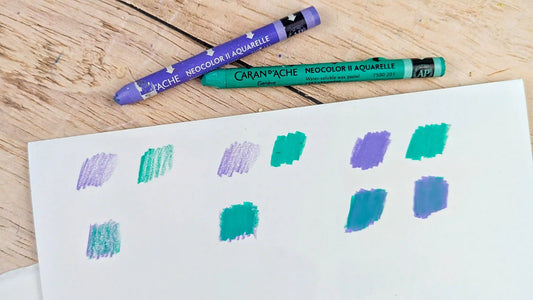 How to Use Neocolor II Water-Soluble Wax Pastels
