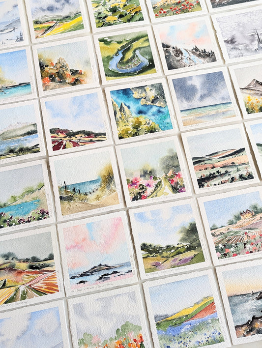 100 day project watercolour