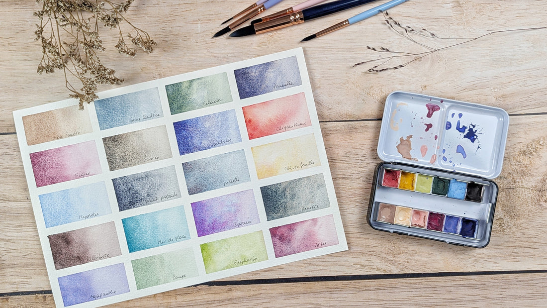 guide aquarelle granuleuse