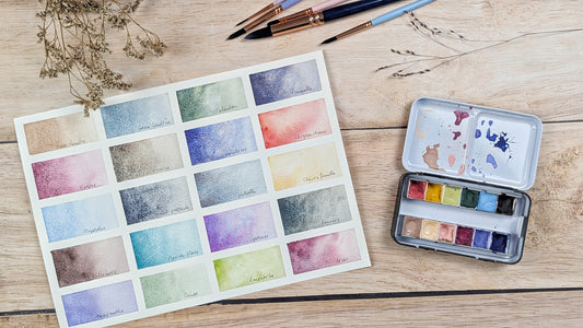 guide aquarelle granuleuse