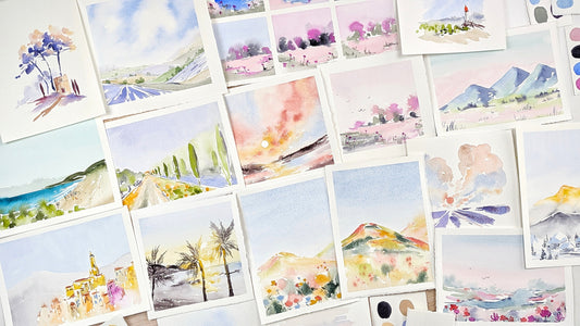 5 tips for watercolour landscape painting