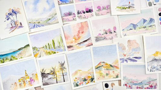 5 tips for watercolour landscape painting