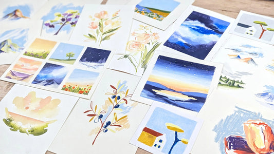 cours en ligne pastels aquarellables débutant