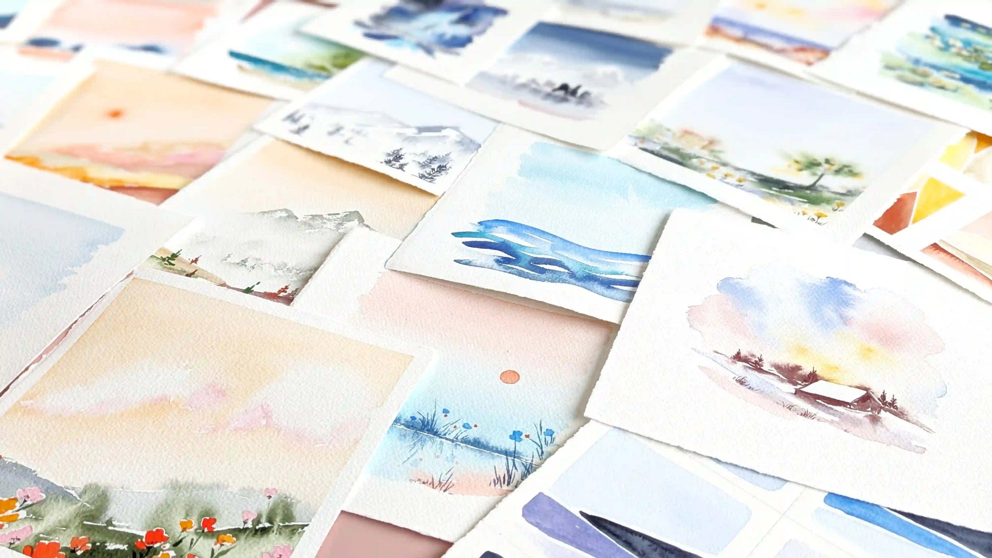 cours bases aquarelle paysages débutants techniques