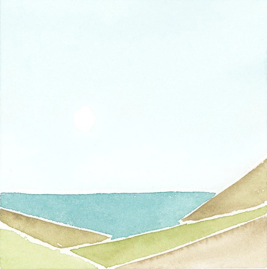 cours en ligne aquarelle débutant gratuit paysage minimaliste