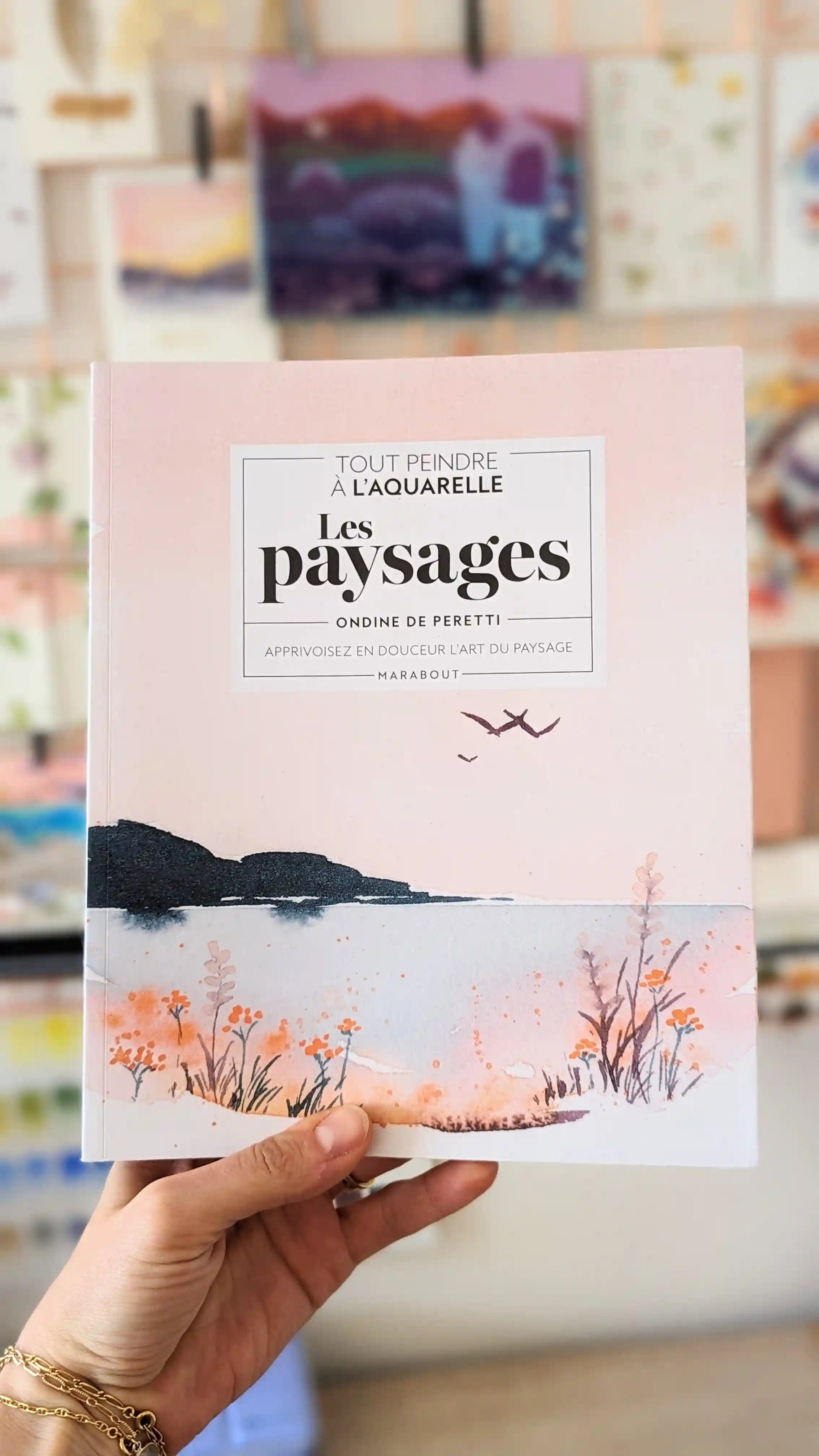 tout peindre à l'aquarelle les paysages marabout ondine de peretti livre